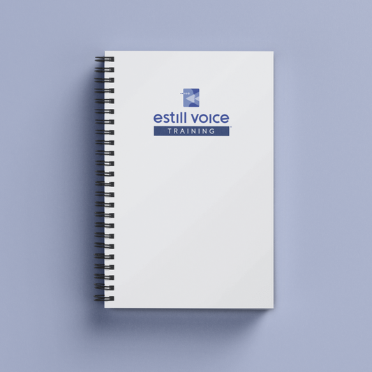 Estill Voice Training Spiral notebook