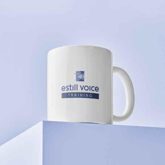 Estill Voice Training White Glossy Mug