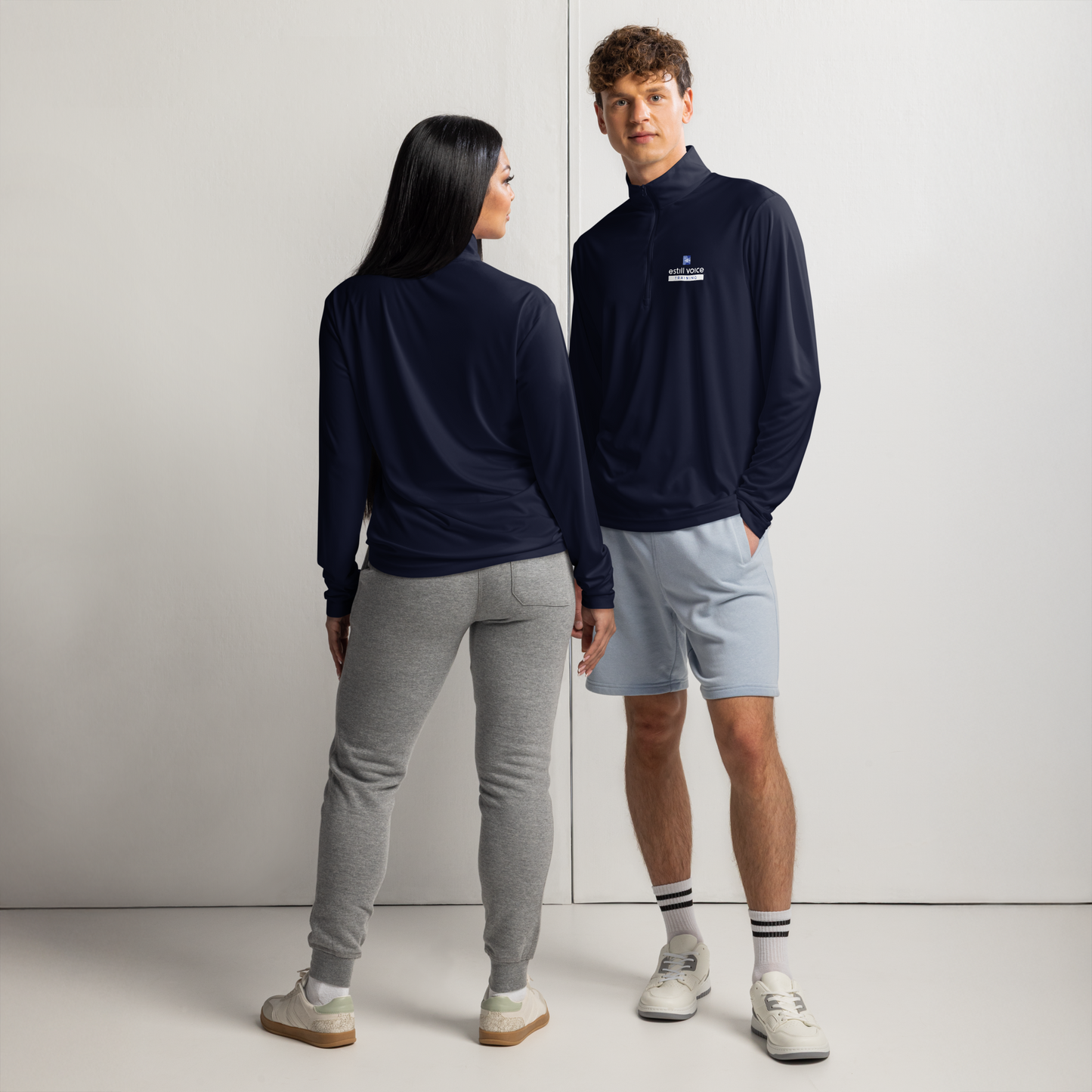 Lightweight EVT® quarter-zip pullover